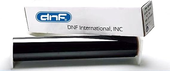 DNF 1 PLY Black 20% 36" X 100 Feet Window Tint Film with Free DNF Tri-Edge Squeegee