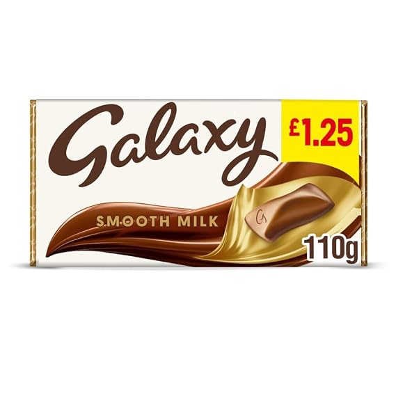 Galaxy Smooth Milk Chocolate Block Bar 100g
