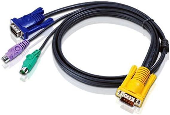 ATEN 2L-5202P PS/2 VGA KVM Computer Cable (1.8 Meters)