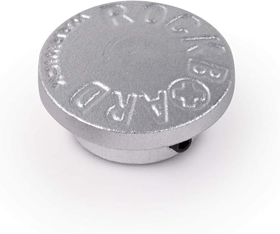 RockBoard Footswitch Topper StomPete, Silver, 3 pcs.