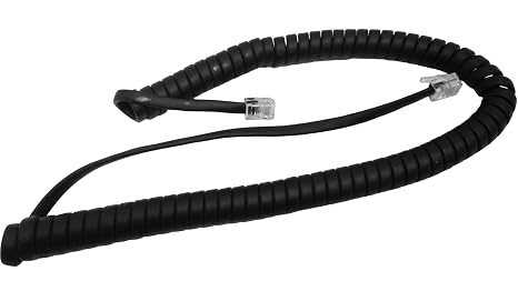 9 Foot Black Handset Cord for Mitel Aastra 6700i Series IP Phone