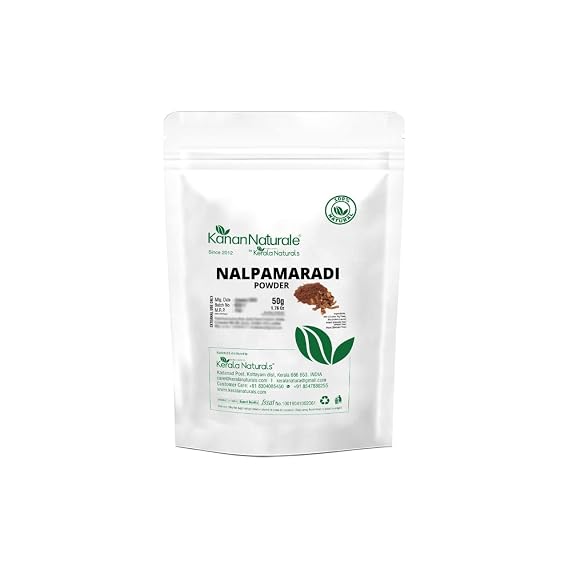Nalpamaradi Powder 500gm - (50gm x 10 Packs) | Ayurvedic Care for Stretch Marks | Scars| Postnatal Care for Women