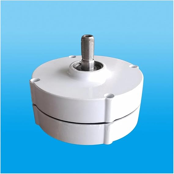 Wind Turbine Generator 750 RPM 500w 12V 24V Windmill AC DC Power Magnetic Dynamo Water Turbine Hydro tor Low Starting Speed for Home(with The Base,24V_500W)