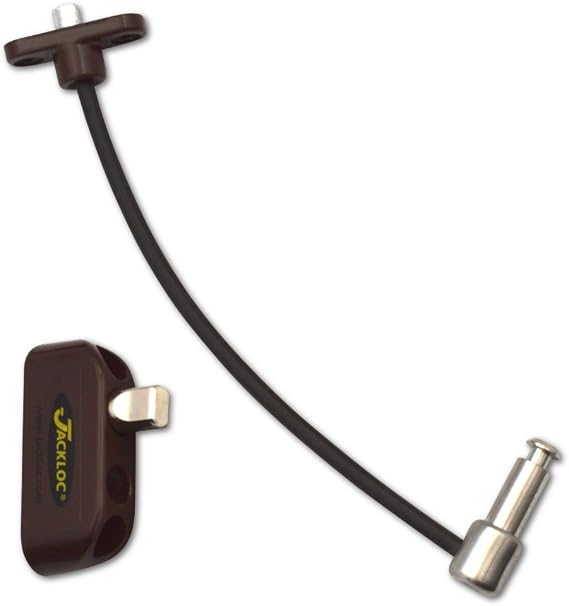 Window Restrictor Push & Turn Brown