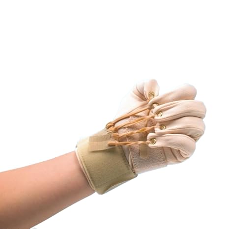 Sammons Preston Deluxe Traction Glove, Left Handed Exercise Glove, S/M