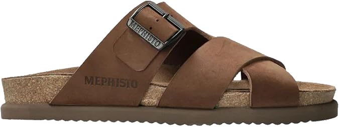 Mephisto Men's Nordine Sandal, Dark Brown, Size 13