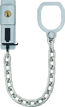 ABUS 215421 Lockable Door Handle Chain Type SK99 Silver