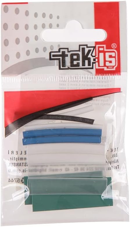 Single-Work 529335 Heat Shrink Tubing Set, Mixed Color, 4cm, 12 Pieces