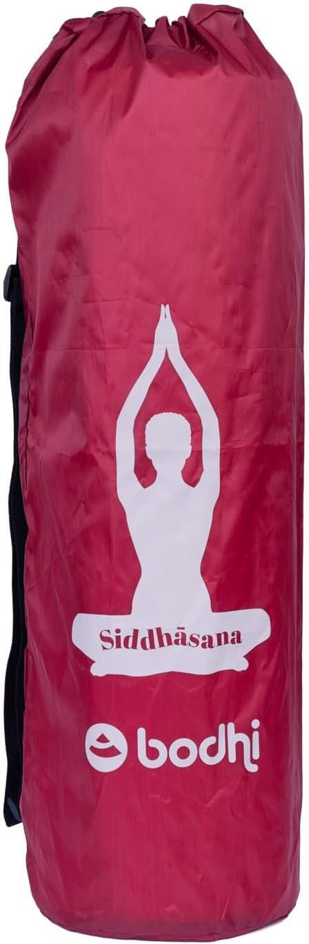 Bodhi Yoga Bag Easy Bag Bag for Virgin Wool Mats & Yoga Mats Yoga Mat Bag in XL Format Sports Bag for Yoga with Design Print Aubergine