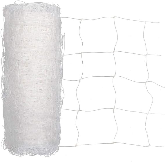 Heavy Duty Trellis Netting Roll - 39''x328' Plastic Plant Trellis Net for Climbing Plants