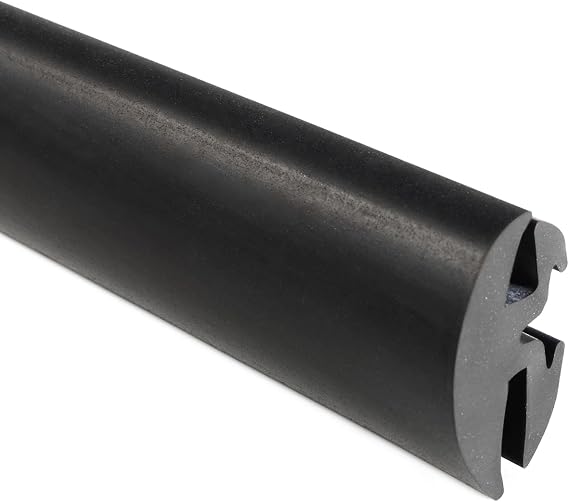TRIM-LOK EPDM Dense Rubber Locking Window Gasket, Fits 1/4-Inch Glass and 1/8-Inch Panel Edge, 25-Foot Length, 2-Piece Locking System (Inline), Window Weather Stripping Seal for Vehicles (ALK1179-25)