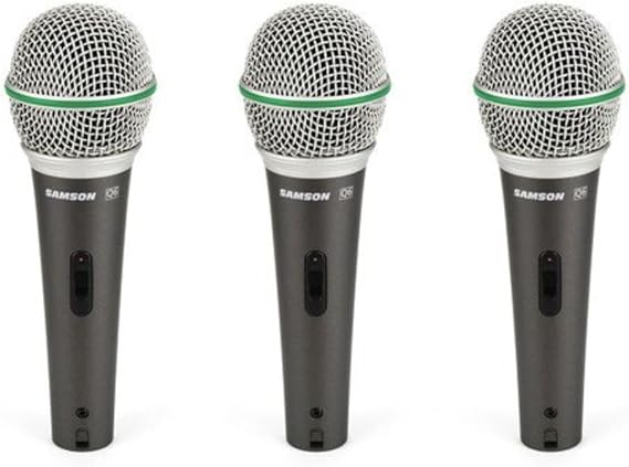 SAMSON Q6 Dynamic Microphone (3-Pack)