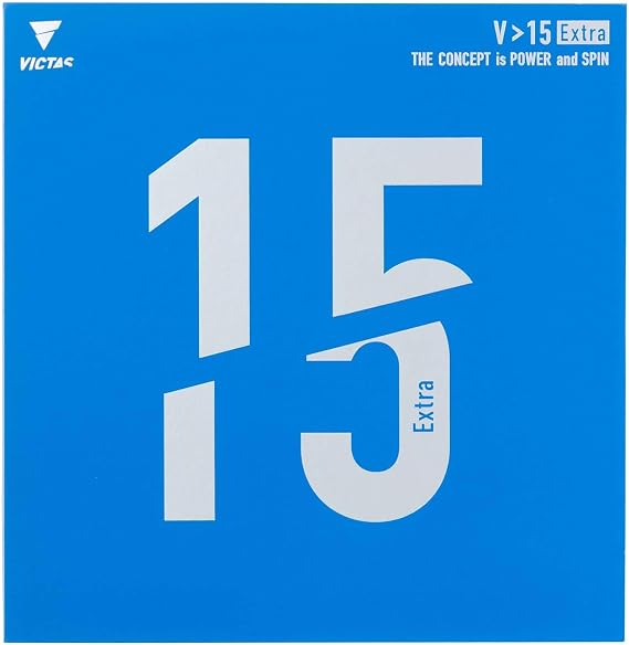 Victoras 020461 Table Tennis Rubber V>15 Extra High Energy Tension Back Soft Red/Black/Blue