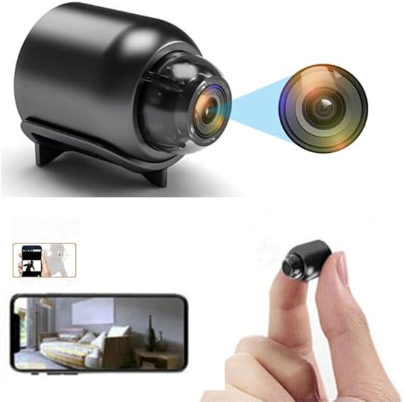 BSLVWG Mini Camera,1080P WiFi Cam Mini Baby Camera Home Security Camera Micro Small Monitor Video Cameras with Motion Detection App Control