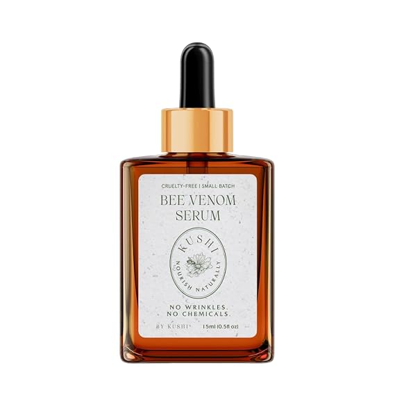 KUSHI Bee Venom Face Serum, Hydrates & Firms, Cruelty-Free, 15ml