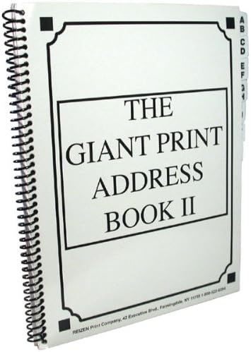 The Giant Print Address Book II