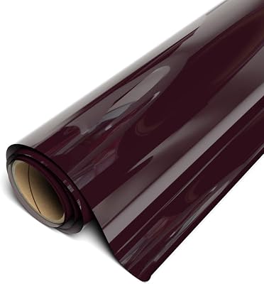 Siser EasyWeed Iron-On Heat Transfer Vinyl - 12 Inches x 12 Inches Maroon Compatible with Siser RomeoJuliet & Other Professional or Craft Cutters - Layerable - CPSIA Certified
