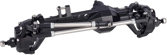 F10 Portal Axles,CNC Machined Aluminum Axles for Vanquish VS4-10 Phoenix F10 LCG Chassis (Black Front Axle)