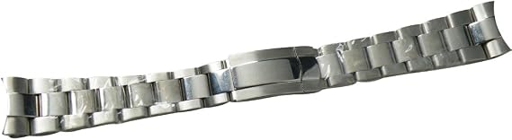 Whatswatch 20mm 316L Stainless Steel Solid Bracelet fit 40mm Submariner Homage Mens Watch W-108