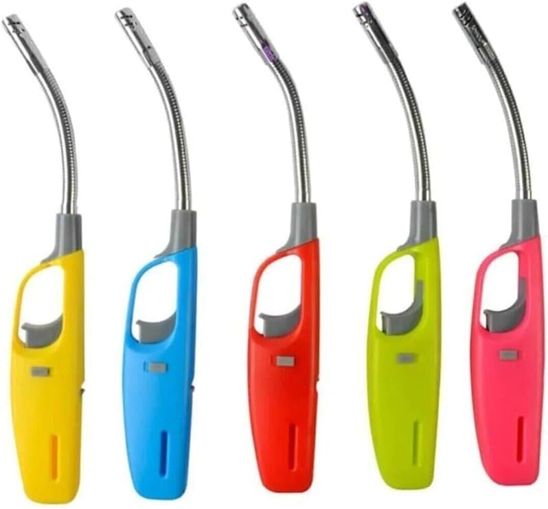 Mutfak Çakmağı Jowoo Spiralli, Ocak Çakmağı, Kıvrılan Mutfak Çakmak, Plastik, 28 cm