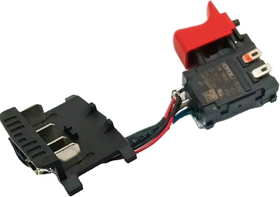 Switch 2607202330 Compatible with GSB180-LI GSR180-LI Cordless Drill Trigger, 18V 20A Max Tool Replacement Black Red