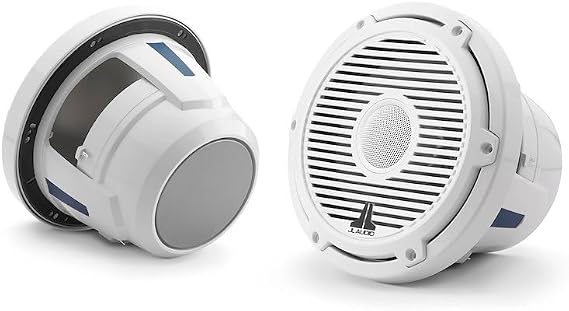 Jl Audio M6 8.8in Coaxial Speakers White Classic Grille