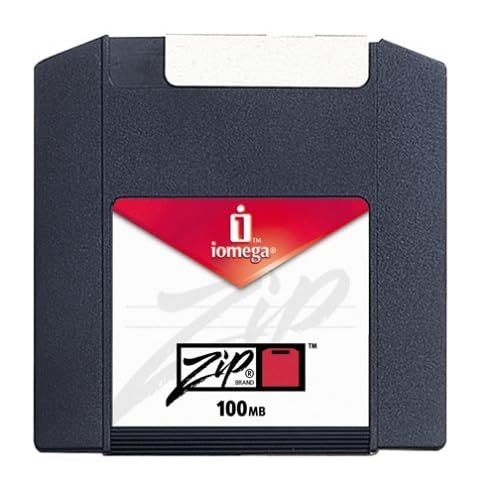 Iomega Zip 100MB PC Gray Cart 2 Pak