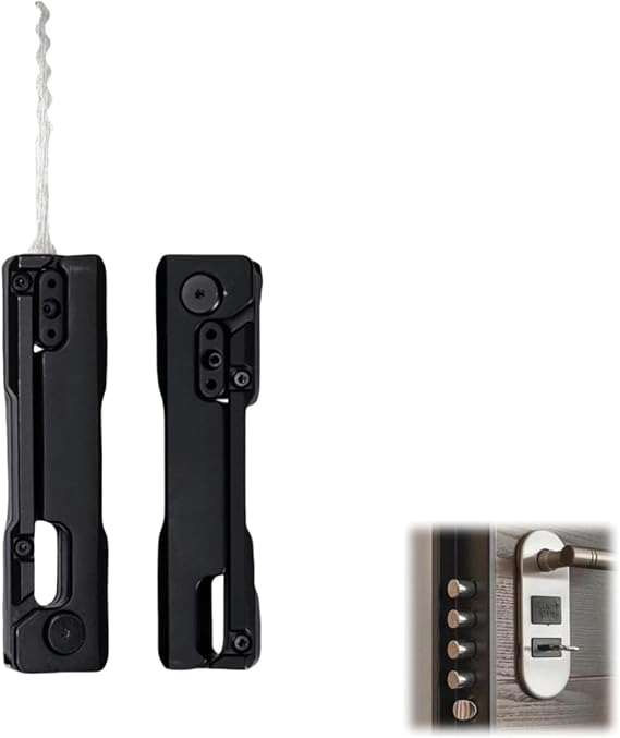 Portable Folding Lock Picking Kit - Stainless Steel Lock Pick and Hook Set, Professional Locksmith Tool Kit for Beginners and Pro Locksmiths (1pcs)