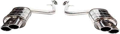 Invidia HS14LRCDR4OS Exhaust System Back Exhaust15 Lexus Rc350200T Stainless Steel Quad Rolled Tip Axle