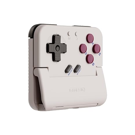 GameSir Pocket Taco Vertikaler Handheld-Controller für Android – Kabelloser Mobiler Gaming-Controller 600-mAh-Akku Leichtgewicht mit Durchladefunktion Retro-Arcade-Mobiles Gamepad (Weiß)