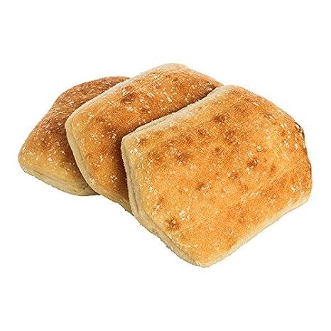 La Brea Bakery Telera Rolls, Sliced, Parbaked Frozen Bulk Bag, 3.5 oz, (96 count)