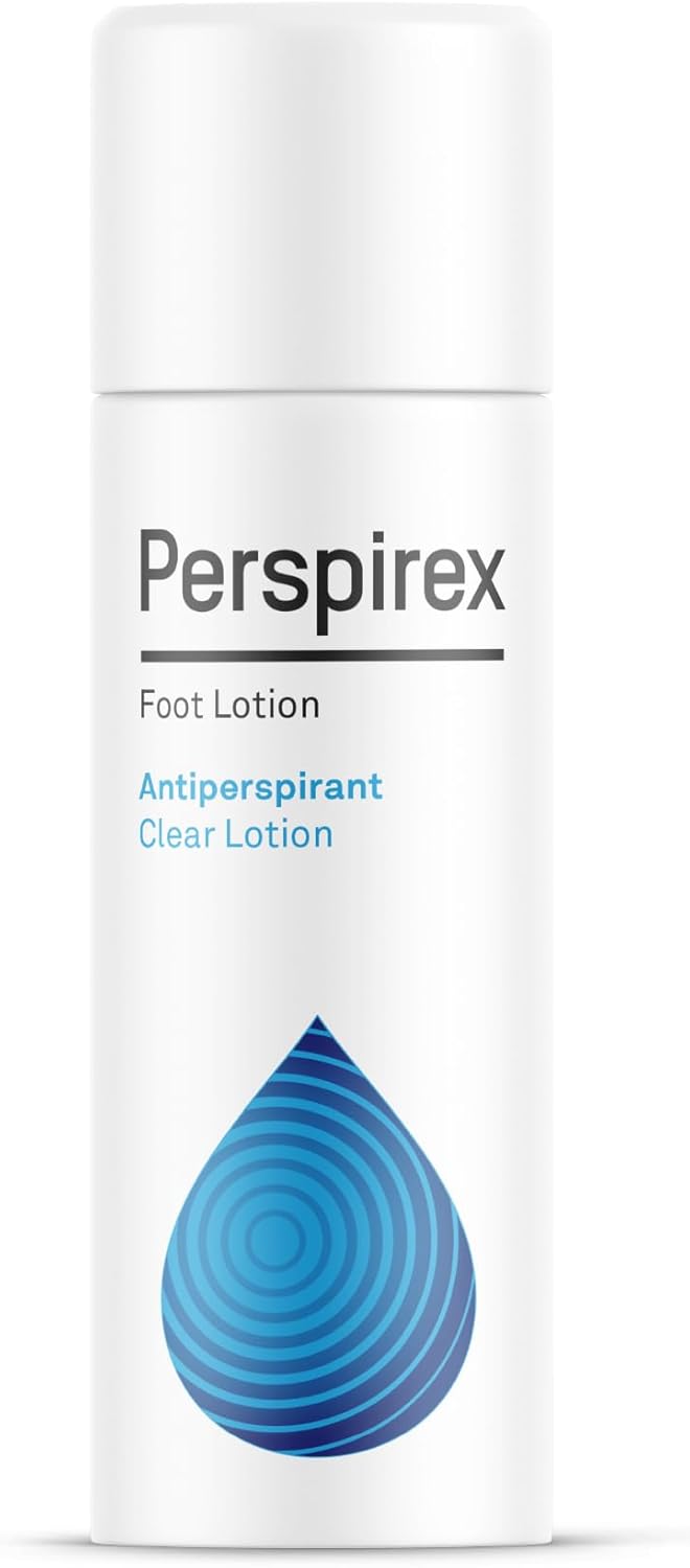 PERSPIREX Anti-Perspirant Foot Lotion, Deodorant for Feet 100ml. Antiperspirant Deodorant Lotion for Sweaty Feet. Up to 3 Days of Protection & Freshness. Proven To Reduce Excessive Sweating