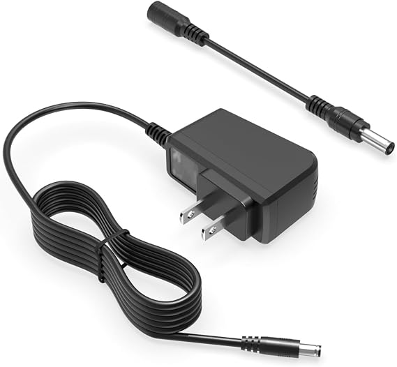 Superer 10V Charger Replacement for Bissell Pet Stain Eraser 2837 2842 2846 3180 3182 2054 2003 2002 20037 PowerBrush Cordless Handheld Portable Carpet Cleaner Vacuum 1611736 AC Adapter Power Cord