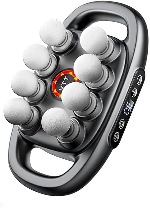 16-Drive 8-Head Massage Gun Set, New Upgrade Massage Gun with 8 Heads, 3 Modes & 30 Levels for Relaxation and Muscle Relief