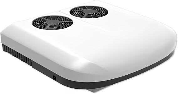 12000 BTU RV Air Conditioner, DC 12V Fast Cooling RV Air Conditioner, Universal RV Rooftop AC Unit For Recreational Vehicle, Motorhome, Campervan, Fifth Wheel, Golf Cart, Caravan