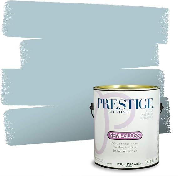 PRESTIGE Interior Paint and Primer in One, Bahamas, Semi-Gloss, 1 Gallon
