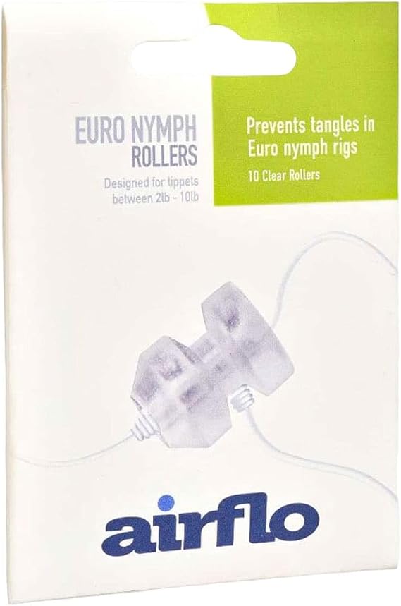 Airflo Euro Nymph Rollers - 10 Pack | Prevents Dropper Tippet Twist for Clean, Tangle-Free Euro Nymphing Presentations