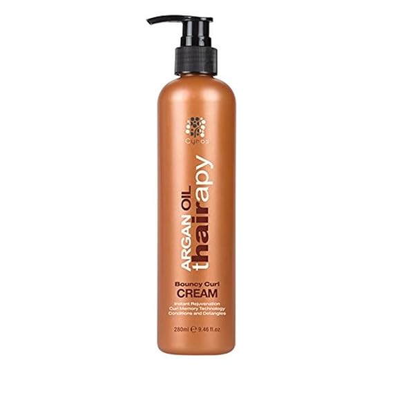 Cynos Thairpay Argan Oil Bouncy Curl Cream, Instant Rejuvenation, 9.46 Ounces