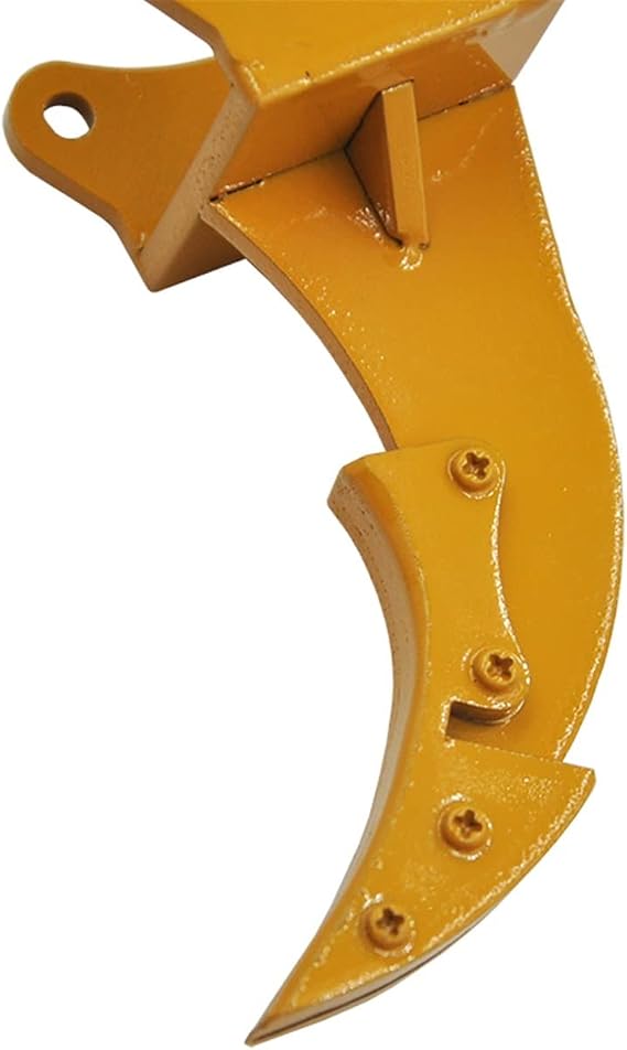 Full Metal Ripper Part for Huina 1550/580/592 RC Excavator Metal Rock Ripper Part Accessories (Yellow)
