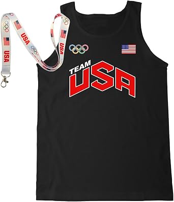 FTD Apparel Mens USA Tank Top