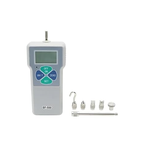 Force Gauges, SF Digital Portable Push Pull Force Gauge Dynamometer Force Tester Measuring Instruments Thrust Tester(500N)