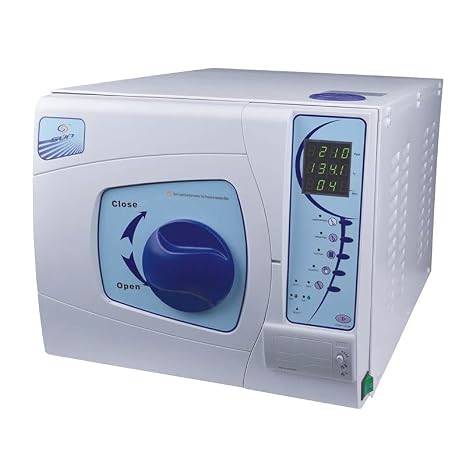 SUN23 Lab Autoclave Equipment High Temperature Medical Steam Sterilizers 23L Blue (Digital Display)