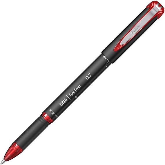 Scrikss Office Dna Gel Ballpoint Pen Red 0.7 Mm
