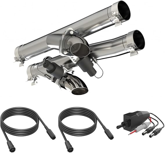 QTP -2021+ Ram TRX 6.2L Aggressor Cutout Pipes (520121)
