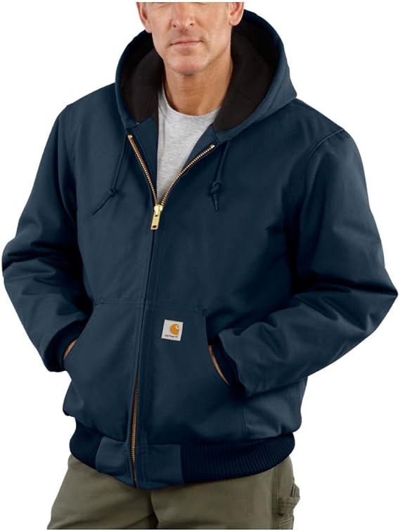 Carhartt mens Loose Fit Firm Duck Insulated Flannel-lined Active Jacket