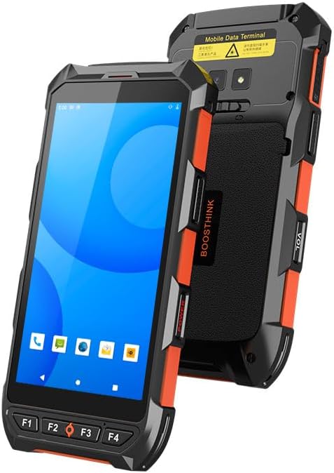 Android 13 Barcode Scanner Handheld Mobile Computer, 5.5-inch Touchscreen PDA Scanner with Integrated Honywell 1D & 2D Bar Code Scan Engine, WiFi & 4G LTE, for Warehouse & Logistics
