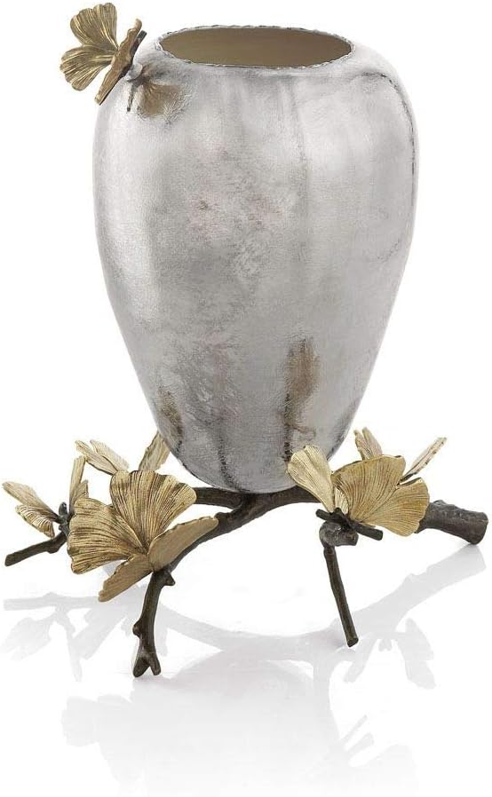 Ginkgo Butterfly Vase by Michael Aram