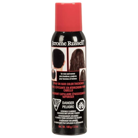 jerome russell Hair Color Thickener for Thinning Hair, Medium Brown, 3.5 Ounce
