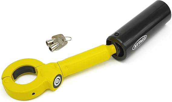 Artago 862A/B Car Handbrake Lock, More Adaptable Thread Adjustment, High Security with Anti-Drill Ball, Compact, Car Anti Theft Brake Gear Shift Knobs Handbrake Lock for Vehicle Van Camper