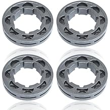 Adefol 4pcs 3/8" 8T Sprocket Rim for STIHL 064 066 088 090 MS660 MS880 for Husqvarna 394 395 Chainsaw
